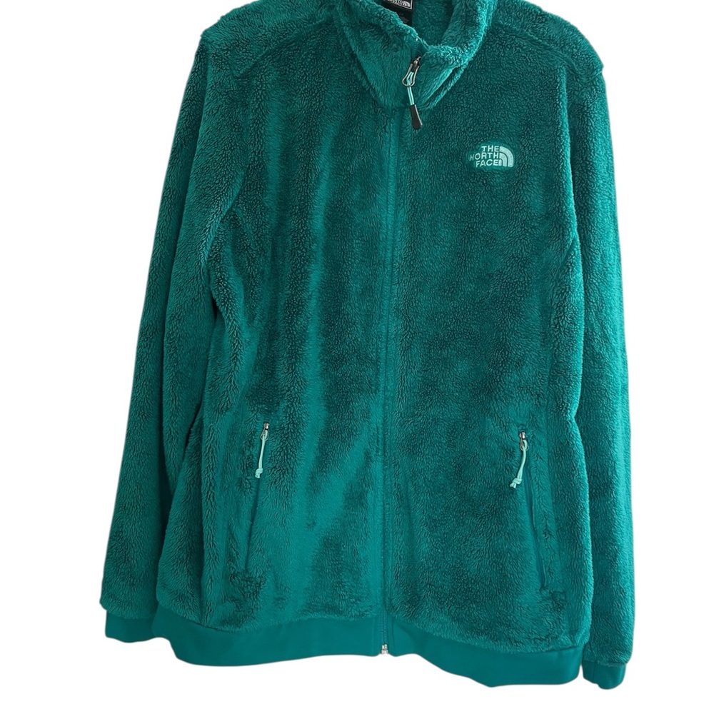 The North Face Teal Fuzzy Jacket Size XL